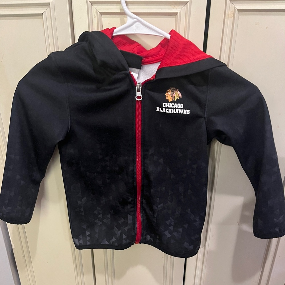 Chicago Blackhawks Zip Hoodie 4T